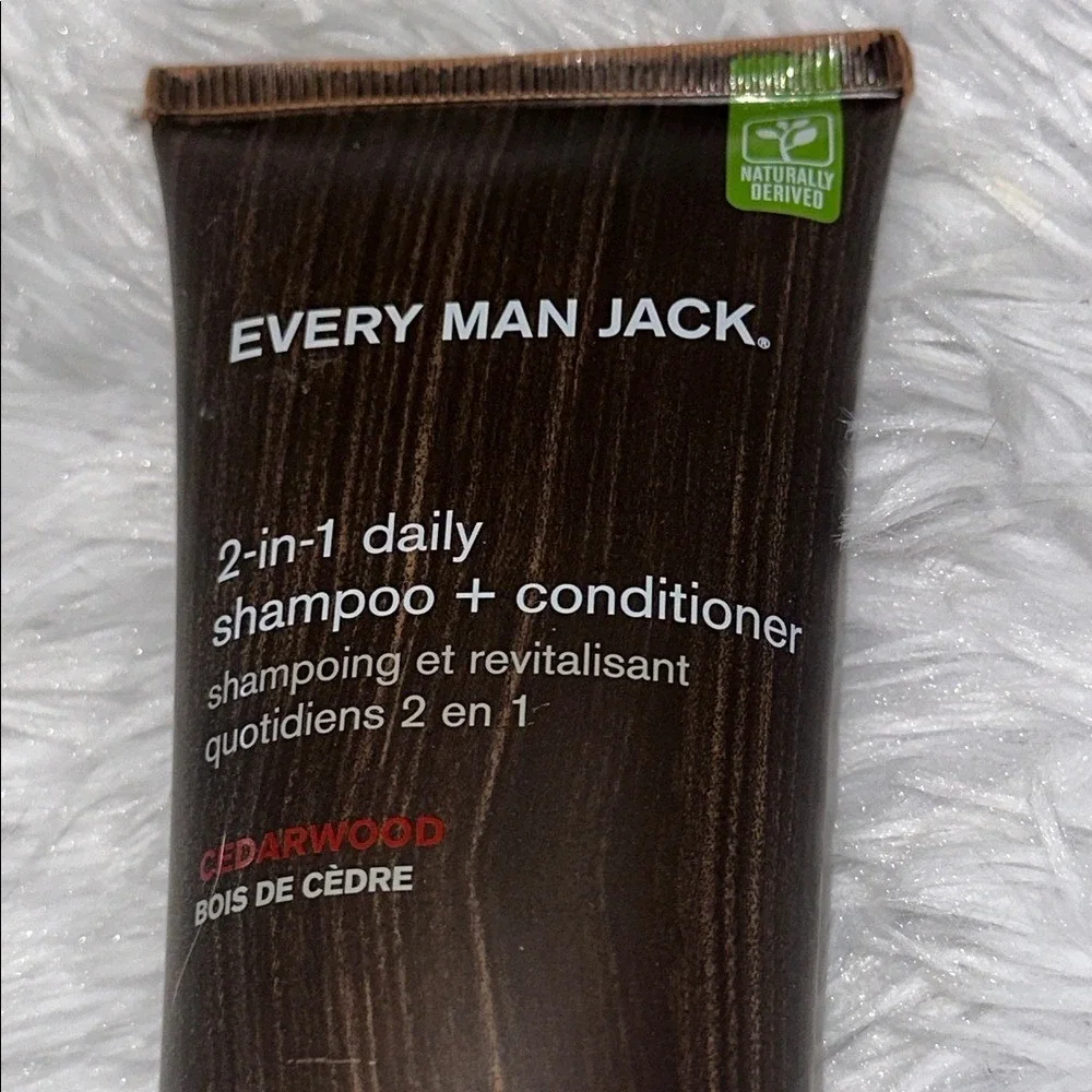 Every Man Jack‎ 2-in-1 Daily Shampoo + Conditioner Cedarwood 8oz 3 Pack NEW
